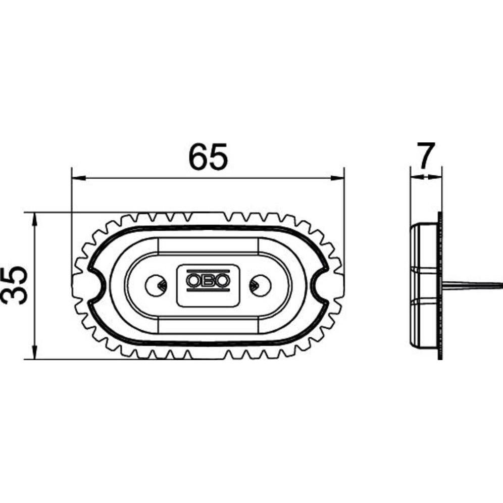 Thumbnail - OBO Bettermann, Zubehör Schalterprogramm, UP Signaldeckel ZU 30-SDW