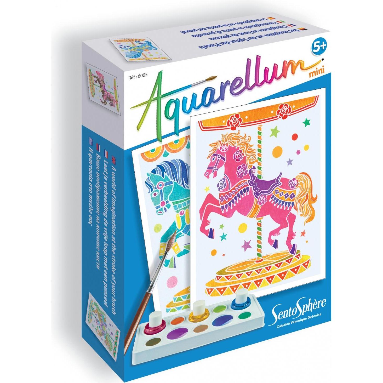 Sentosphere aquarellum mini pferde maneges