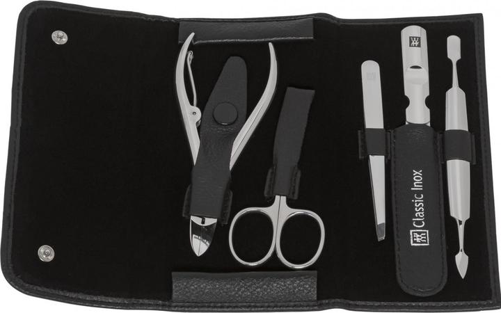 Actual product image Zwilling 97437-004-0 Classic Inox Case made of cowhide 5-piece black