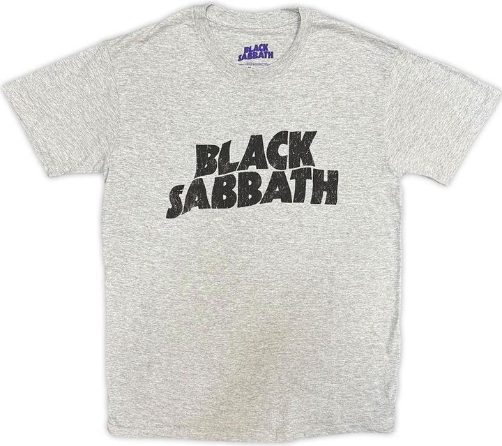 Actual product image Black Sabbath Black Wavy Logo (L)