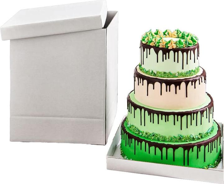 Image du produit FunCakes Boîte à gâteaux blanche 37x37x45 cm pk/1