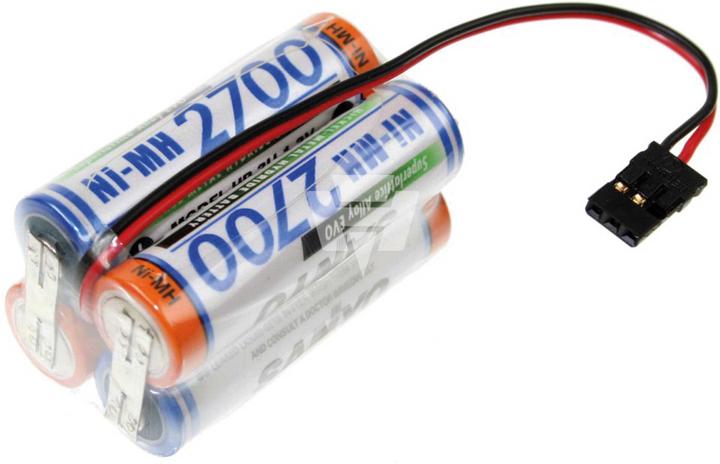 Actual product image Sanyo receiver battery 2700 mah 4.8 volt cube (4.80 V, 2700 mAh)