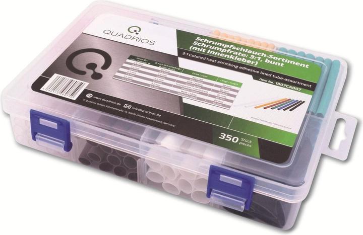 Immagine prodotto Quadrios Set di tubi termorestringenti premium, colorati 350 tlg (350x)