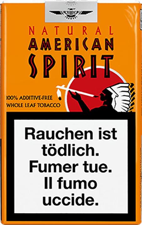 Actual product image Natural American Spirit Orange soft (10 pcs.)