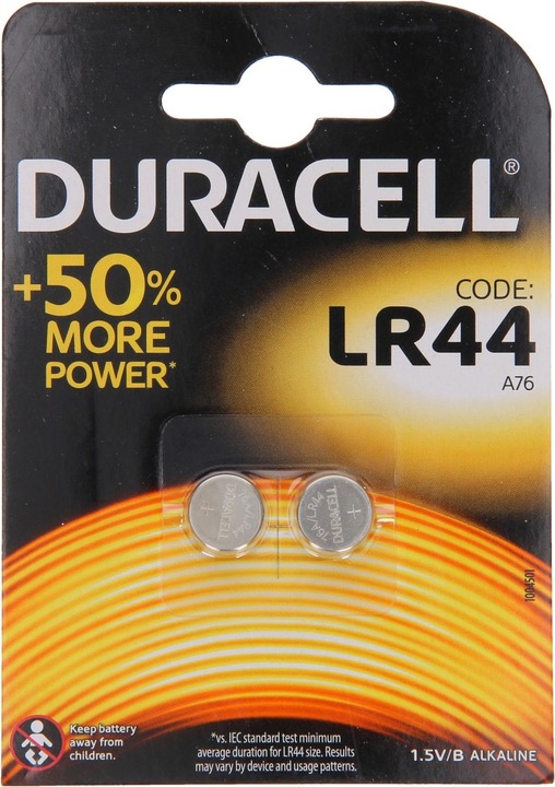 Immagine prodotto Duracell Elettronica (2 pz., LR44, 105 mAh)
