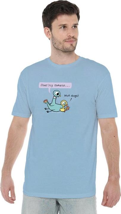 Produktbild The Pigeon Sharing Means TShirt (M)