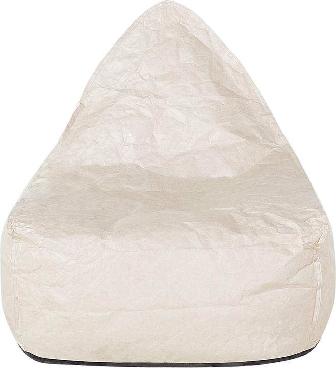 Actual product image Beliani Beanbag beige DROP