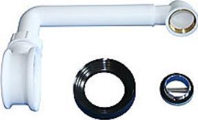 Actual product image Dornbracht overflow set B.1, W: 70mm, H: 235mm, D: 249,5 mm, for eccentric and stem valve, 9500280000 (Overflow set)