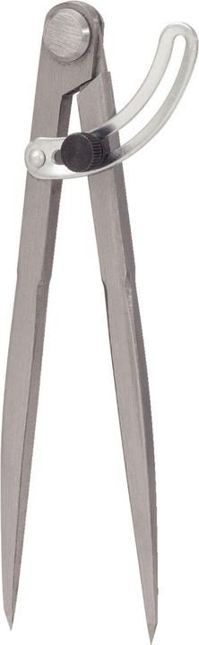 Image du produit KS Tools Compas à pointes sèches, avec arc de réglage, rayon 300 mm.