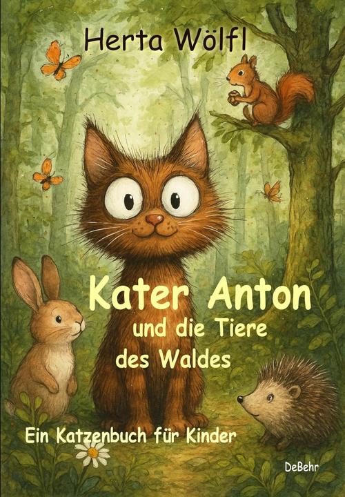 Produktbild Kater Anton und die Tiere des Waldes - Ein Katzenbuch fr Kinder (Deutsch, Herta Wölfl)