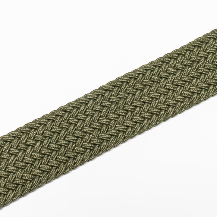 Actual product image Inesis Elastic & stretchy braided Golf belt, khaki green (XL, XXL)