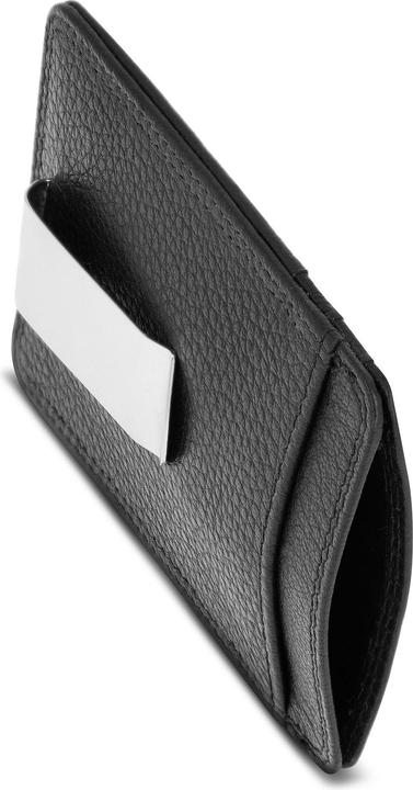 Produktbild Redolz Leather Essentials Kreditkartenetui RFID Leder 7 cm mit Geldscheinklammer