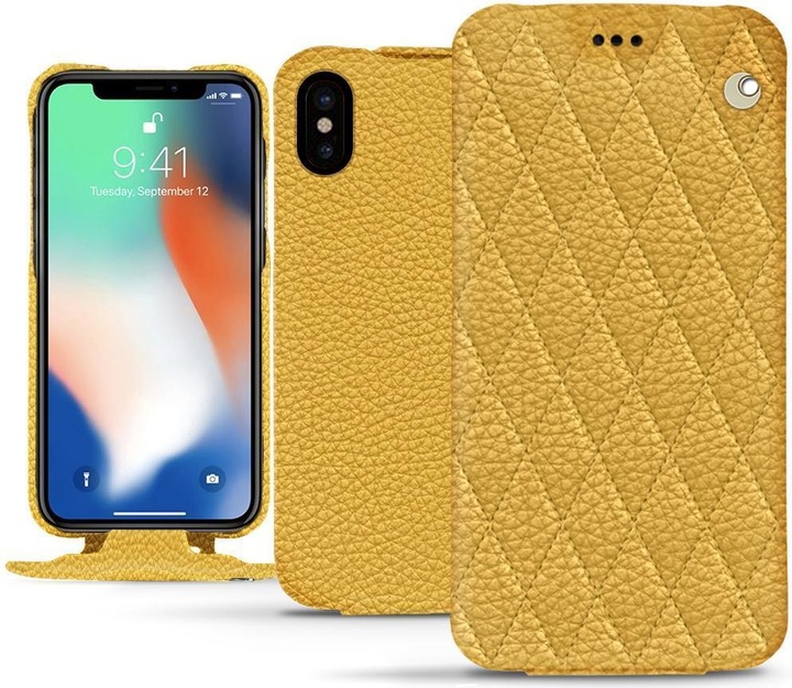 Noreve Lederschutzhülle vertikal (Apple iPhone XS Max)