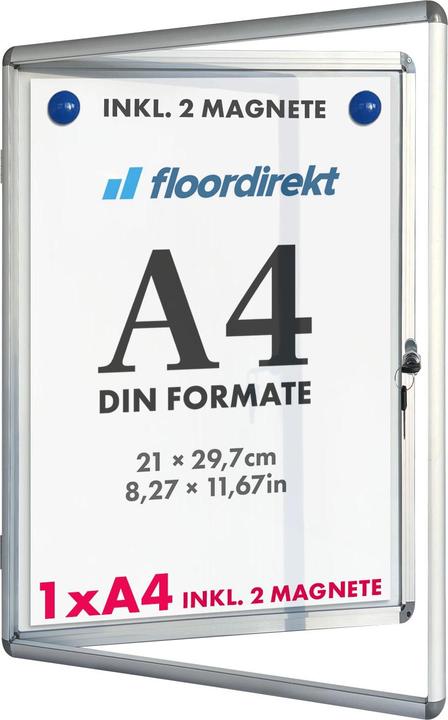 Actual product image Master of Boards PremiumMaster of Boards display case, acrylic glass door, For 1 x A4