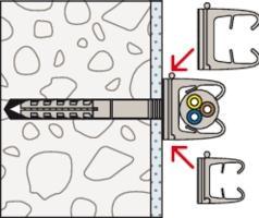 Image du produit Fischer Collier de serrage à clipser FC 9-12 GR gris