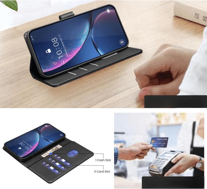 Actual product image Binfen Color Galaxy S25+ / S24+ Plus - BINFEN Leder Etui Hülle mit RFID Blocker (Samsung Galaxy S24+, Samsung Galaxy S25+)