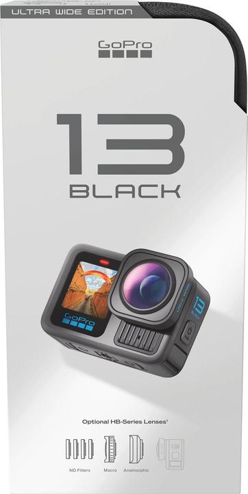 Produktbild GoPro HERO13 Black Ultra Wide Edition (30p, GPS, Bluetooth, WLAN)