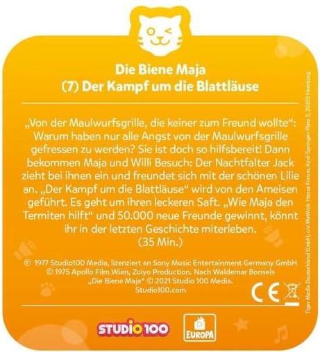 Produktbild Tigermedia Tigercard Biene Maja Klassiker (7): Der Kampf um die Blattläuse (Deutsch)