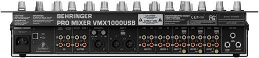 Produktbild Behringer VMX1000USB, 7-Kanal Mischpult, USB-Anschluss (Studio- und Livemixer)
