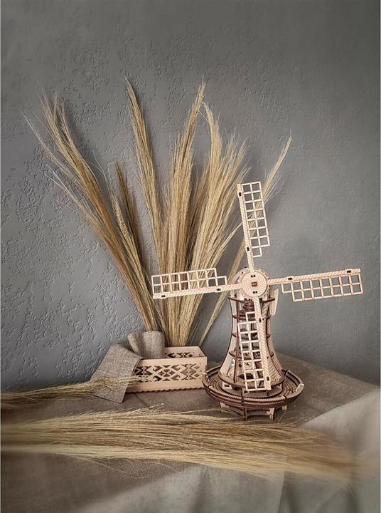 Produktbild Eco Wood Art 3D Holz Modellbausatz - Windmühle