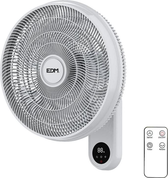 EDM Wandventilator Weiss 50 W