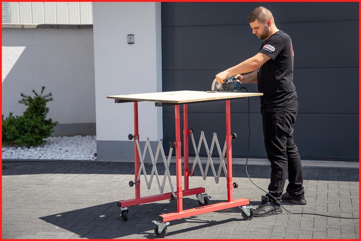 Actual product image KS Tools Telescopic multi-purpose trolley (100 kg)