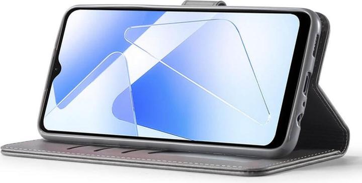 Produktbild LC.Imeeke Galaxy A55 - Leder Etui Hülle grau (Samsung Galaxy A55)