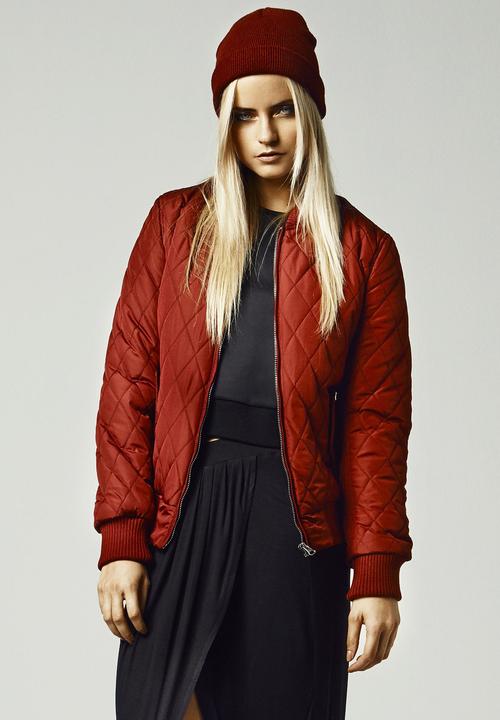 Actual product image Urban Classics Ladies Diamond Quilt Nylon Jacket (S)