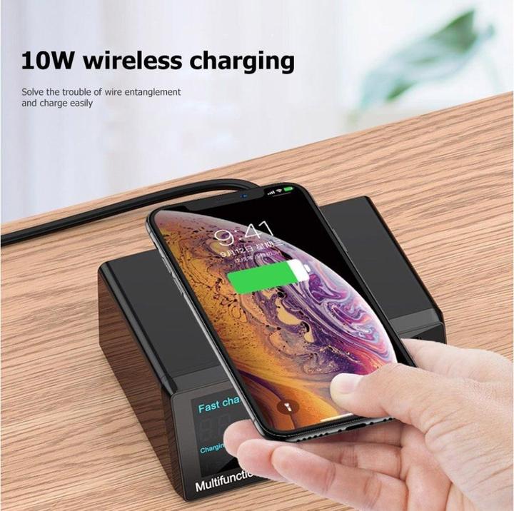 Immagine prodotto PowerGuard 8-Fach Wireless Multi Function Charger (100 W)