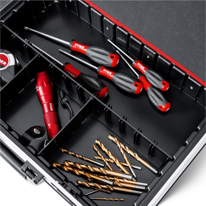 Image du produit Stier Séparateur de tiroirs en plastique, 4 unités, pour valise à outils Basic vide (4 pièces)