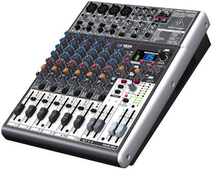 Productafbeelding Behringer XENYX X1204USB, 8-kanaals mixer effecten en USB (Studio en live mixer)