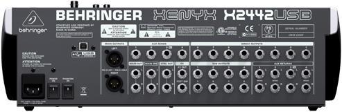 Actual product image Behringer XENYX X2442USB, Mixer with Effects and USB (Studio- and Livemixer)