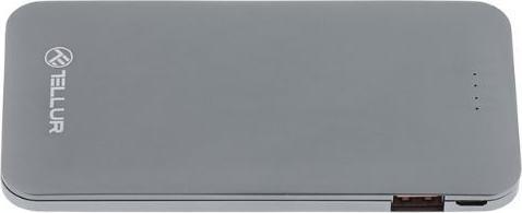 Actual product image Tellur Power Bank QC 3.0 Fast Charge, 5000mAh, 3in1 grey (5000 mAh, 18 W)