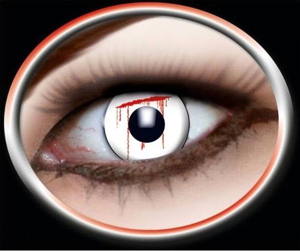 Image du produit Zoelibat Lentilles de contact coupe blanche (Blanc, Rouge)