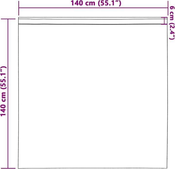 Actual product image VidaXL Curtains (245 x 140 cm)