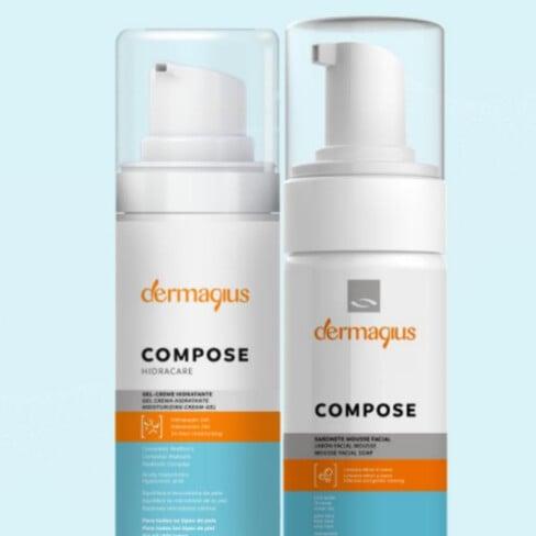 Immagine prodotto Dermagius Compose (Mousse Soap Cleanser, 150mL) (Mousse detergente, 150 ml)