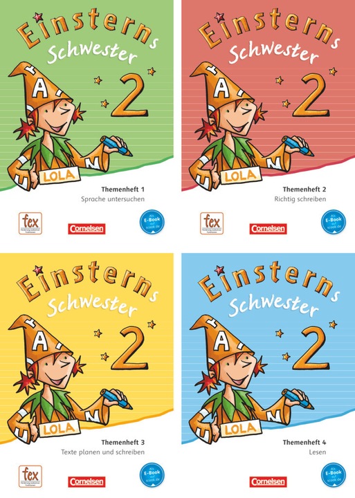 Produktbild Einsterns Schwester 2. Schuljahr. Themenhefte 1-4. Leihmaterial (Deutsch, Jutta Maurach, Roland Bauer, Alexandra Schwaighofer, Daniela Dreier-Kuzuhara, Katrin Pfeifer, 2015)