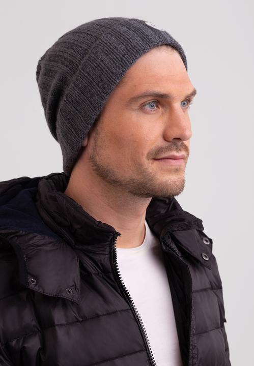 Image du produit Cash-Mere Kaschmir Rib Mütze (Taille unique)