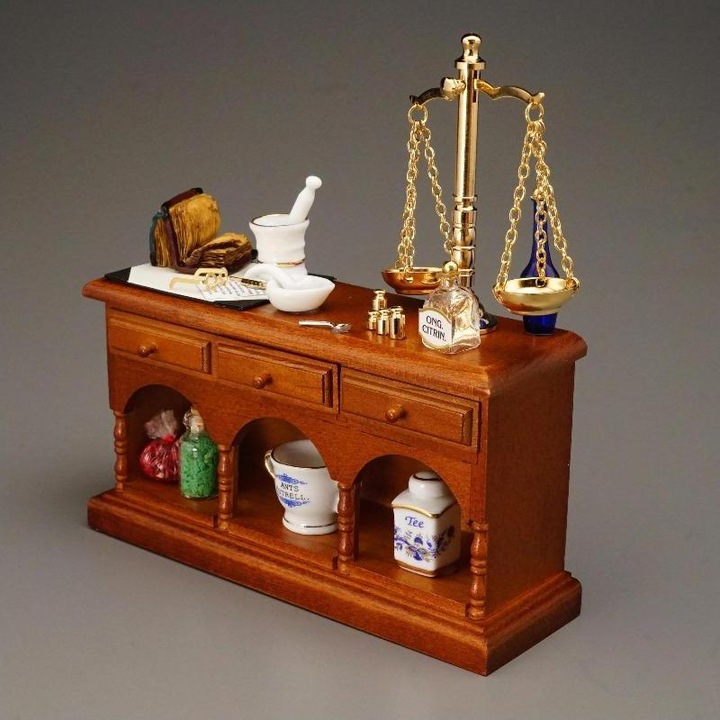 Produktbild Reutter 001.861/7 - Apothekertisch, Miniatur