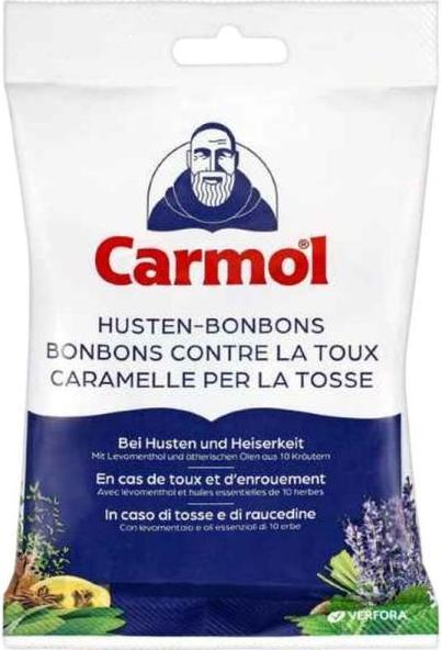 Produktbild Carmol Husten Bonbons 12 Btl 75g (12 Stück)