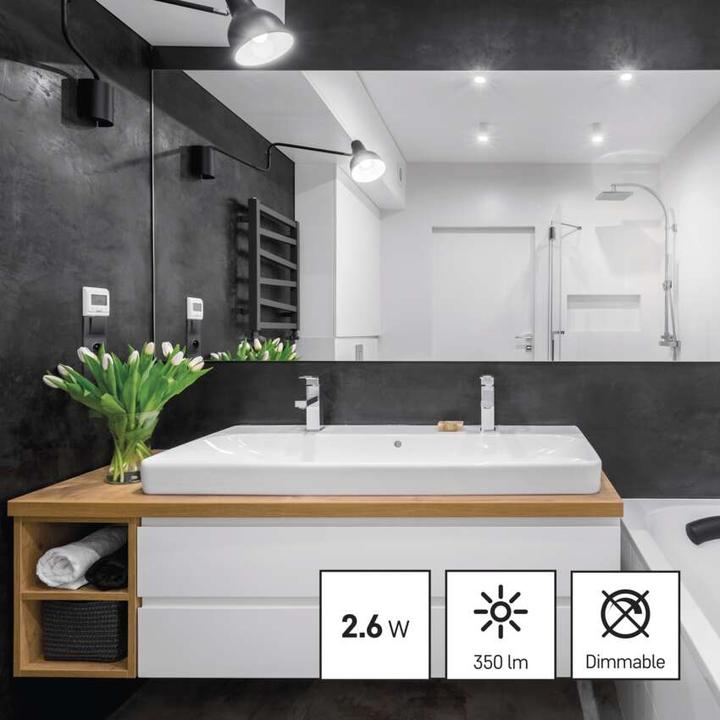 Image du produit Emos Lampe LED Classic Candle / E27 / 2,6 W (25 W) / 350 lm / Blanc neutre (E27, 350 lm, 1 x)