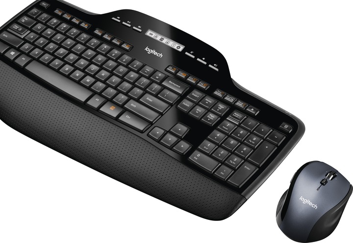Actual product image Logitech Wireless keyboard+mouse MK710 black in retail stores (DE, Wireless)