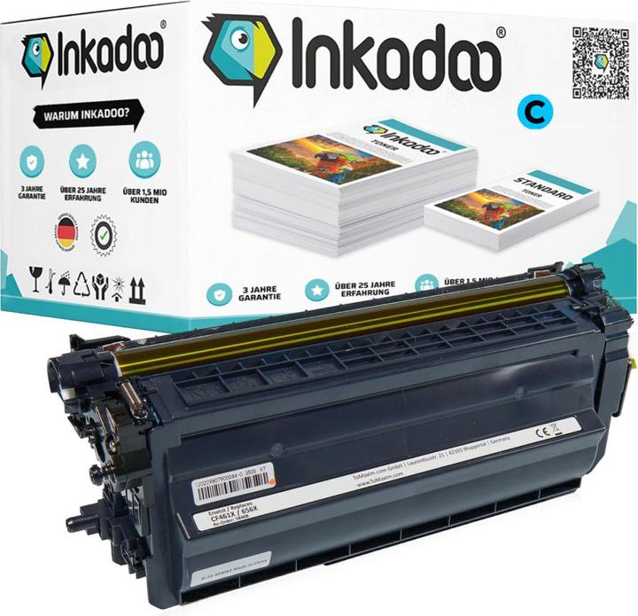 Produktbild Inkadoo Toner kompatibel zu HP CF470X / 657X Toner, schwarz Schwarz (BK)