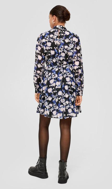 Image du produit s.Oliver Kleid Semitransparentes Kleid mit Raffung (42)