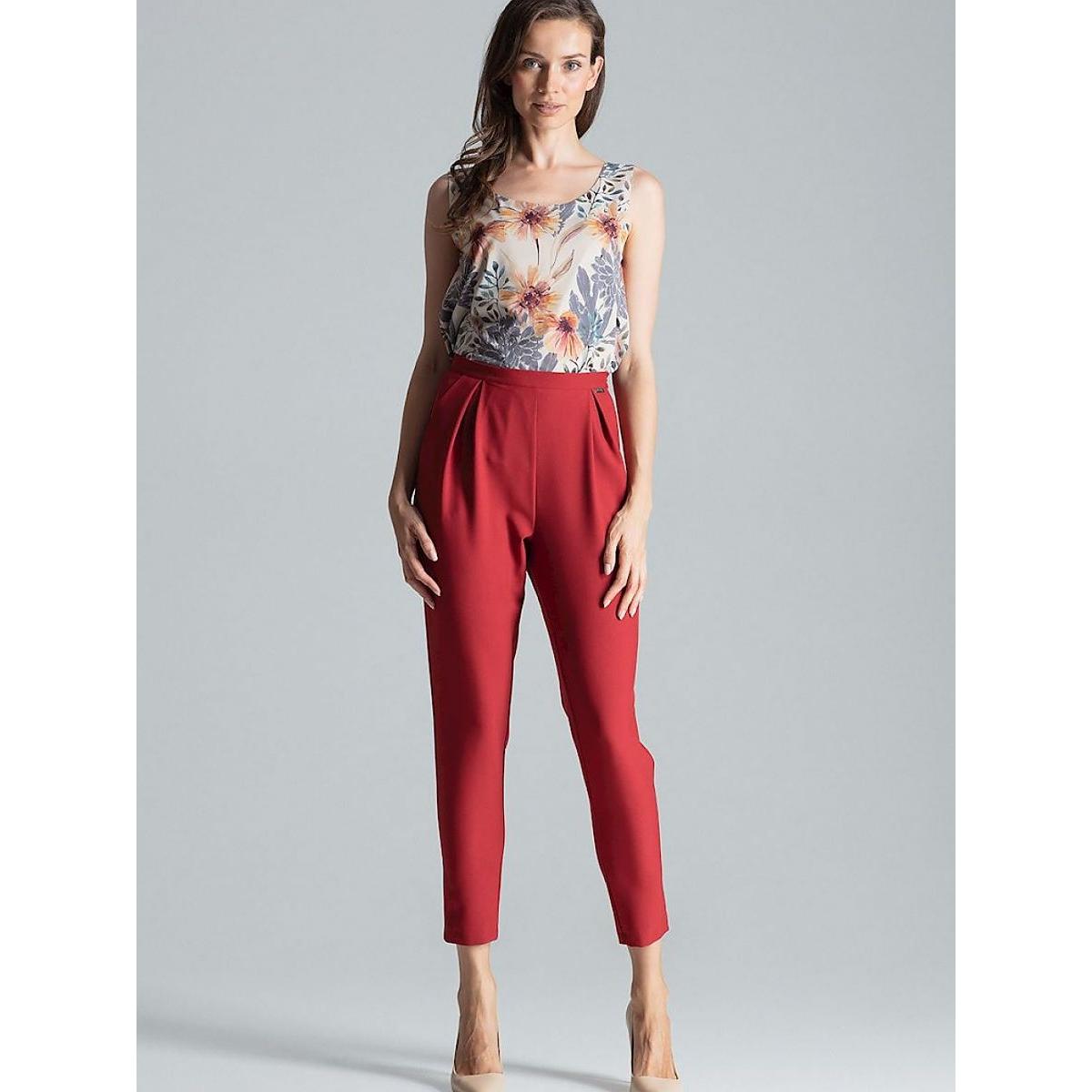 Figl, Damen, Hosen, Damen Hose, Rot, (XL)