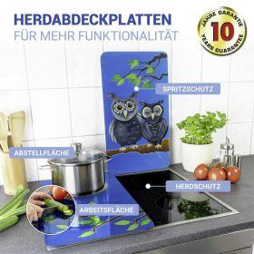 Produktbild Wenko Glasabdeckplatte Universal Mod. Eule, 2er Set für alle Herdarten