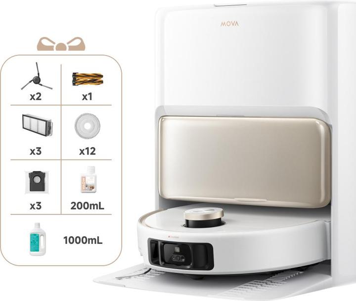 Actual product image Mova V50 Ultra Complete (24000 Pa, Wiping pads (rotating))