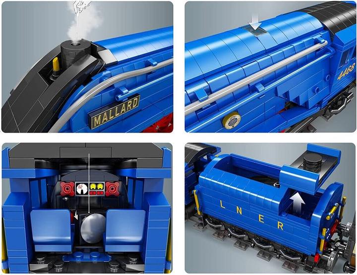 Actual product image Mould King Class A4 Pacifics Mallard Railway