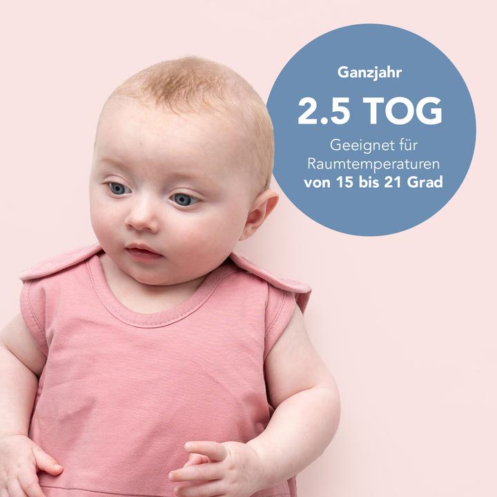 Image du produit Schlummersack Gigoteuse bébé toutes saisons - unie - 2.5 TOG (70 cm, 2.5 TOG, Toute l'année)