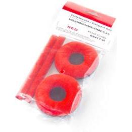 Zomo Polsterset für Sennheiser HD-25 (Polsterset HD-25 Velour red)
